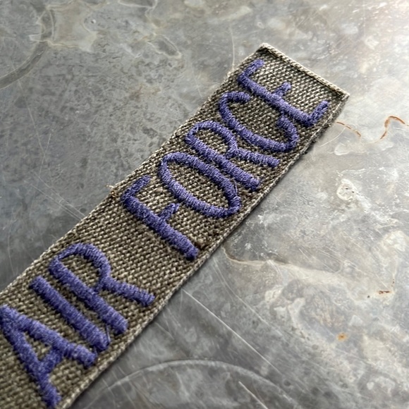 U.S. AIR FORCE embroidered tape patch - Vintage - Picture 4 of 10